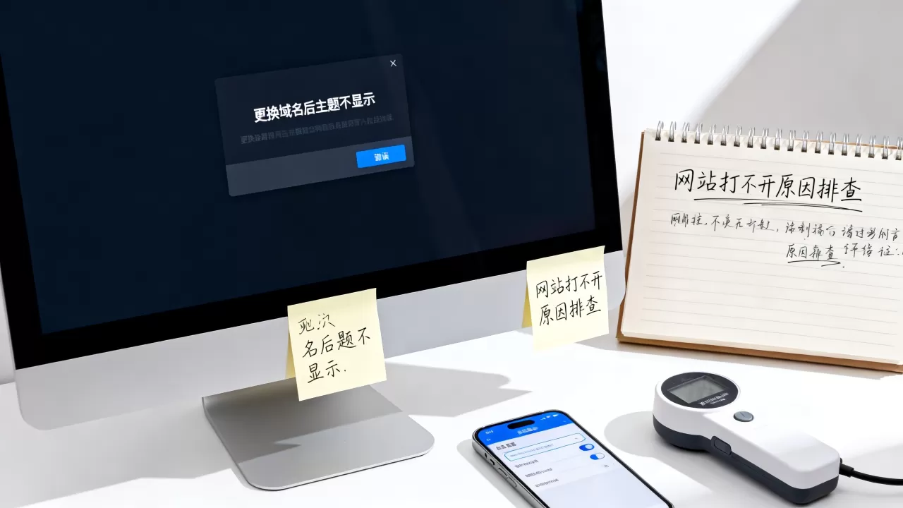更换域名后主题不显示了怎么办,网站打不开是什么原因? 更换域名后主题不显示了怎么办,网站打不开是什么原因?
