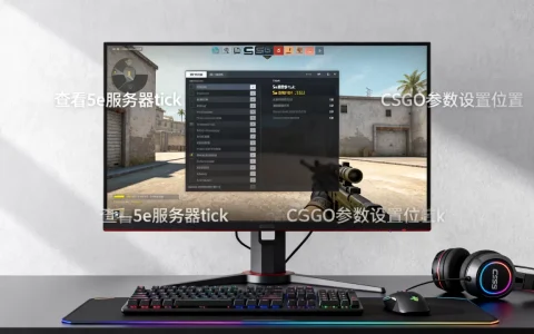 如何查看5e服务器tick？csgo参数设置在哪？
