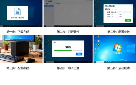 虚拟机ovf下载后怎么正确导入使用，步骤有哪些？