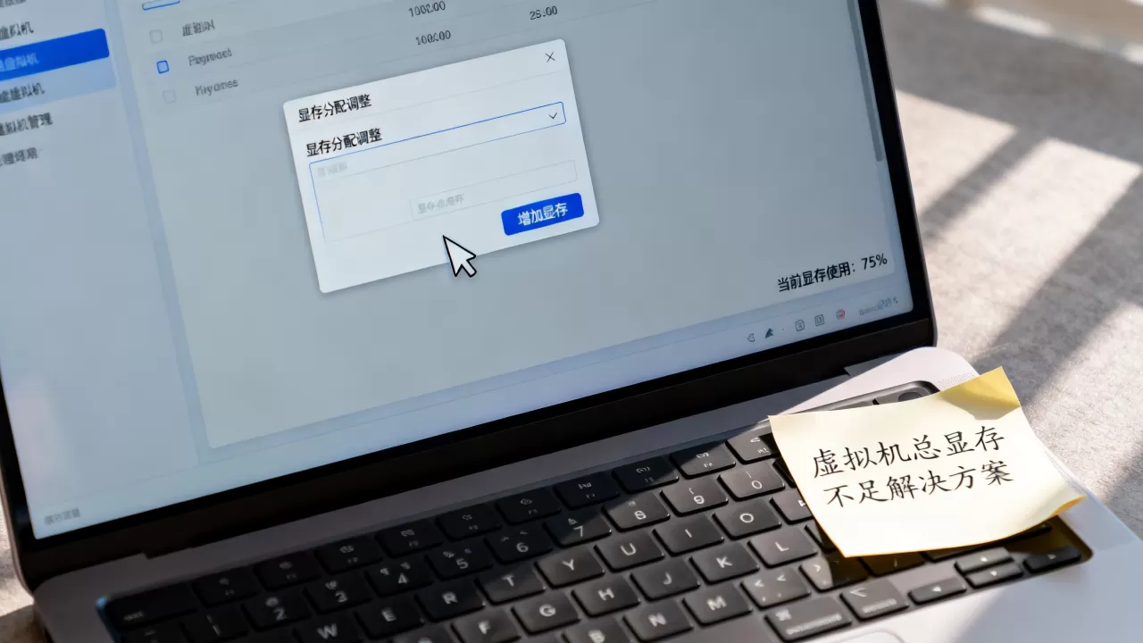 虚拟机总显存不足怎么办,显存分配如何调整? 虚拟机总显存不足怎么办,显存分配如何调整?