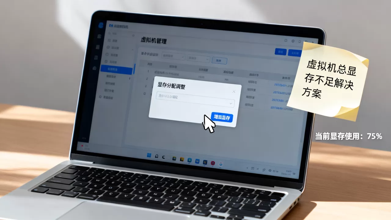 虚拟机总显存不足怎么办,显存分配如何调整? 虚拟机总显存不足怎么办,显存分配如何调整?