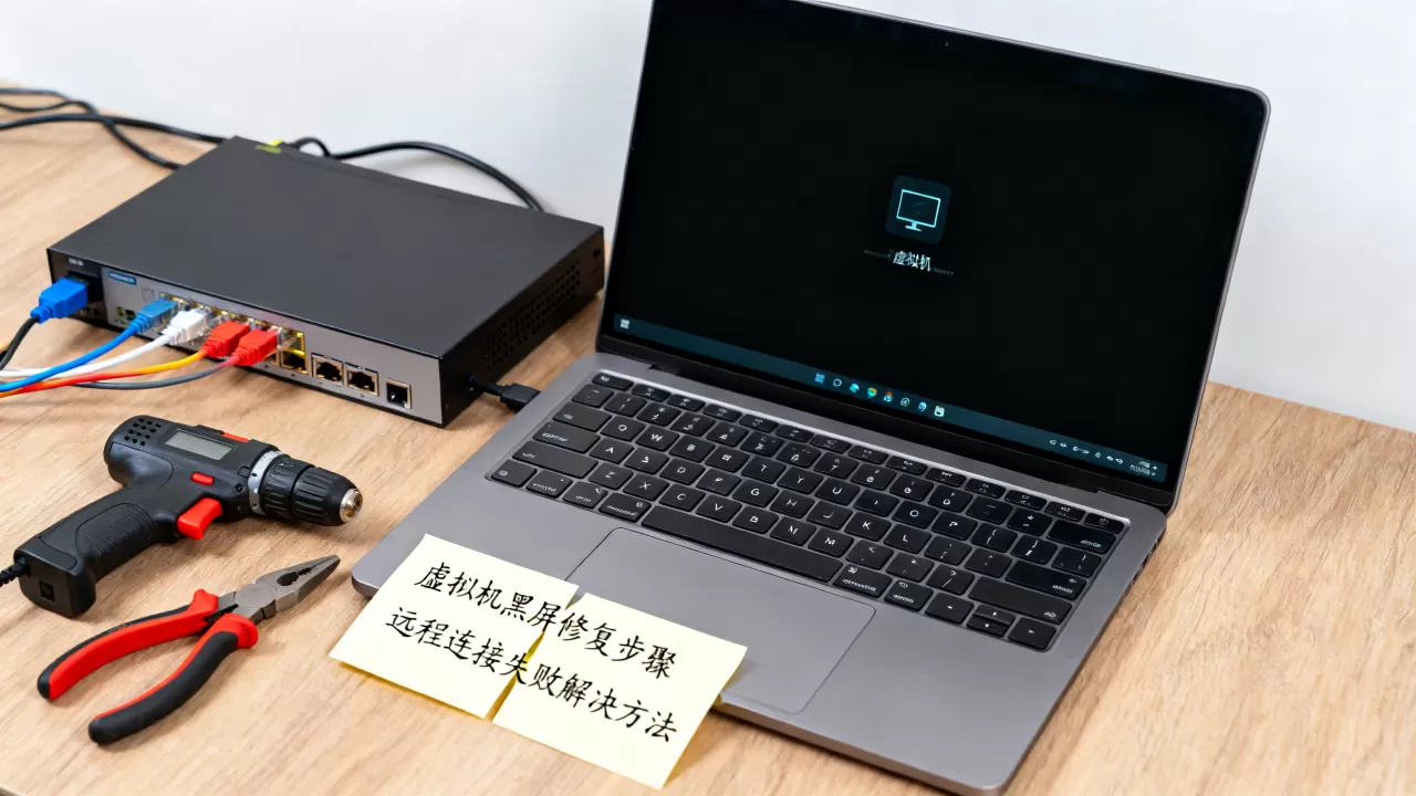 虚拟机黑屏如何修复,远程连接失败解决方法有哪些? 虚拟机黑屏如何修复,远程连接失败解决方法有哪些?