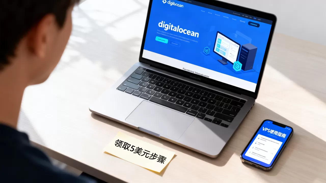 digitalocean送5美元怎么领?, 免费VPS怎么用? digitalocean送5美元怎么领?, 免费VPS怎么用?