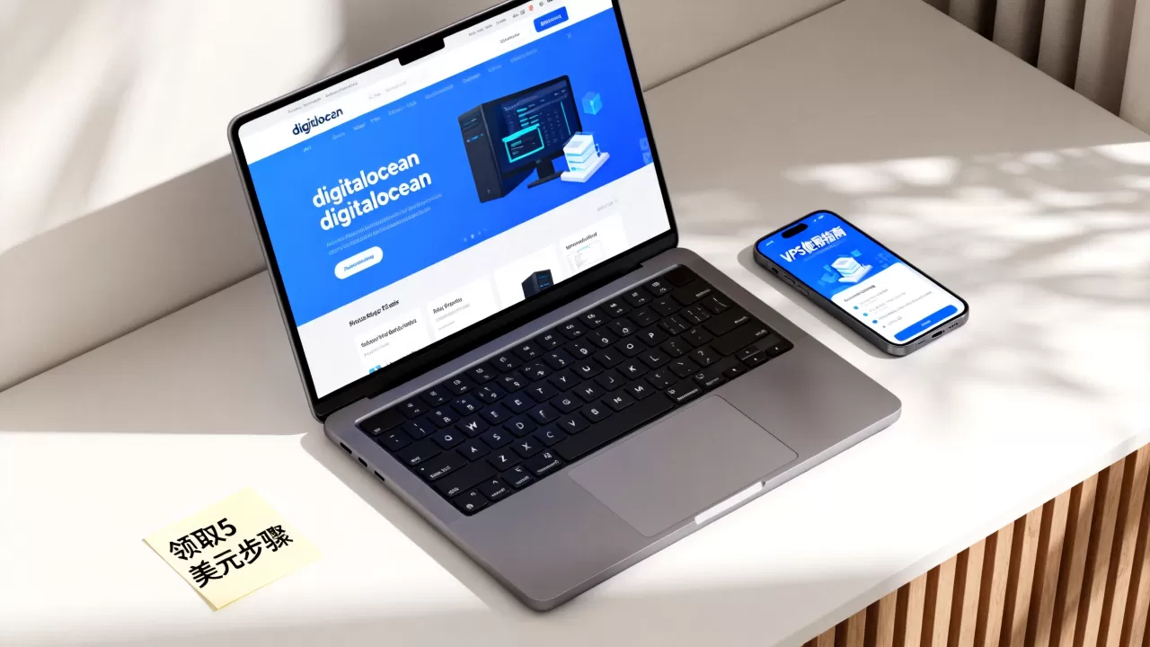 digitalocean送5美元怎么领?, 免费VPS怎么用? digitalocean送5美元怎么领?, 免费VPS怎么用?
