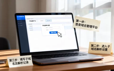 如何在域名下添加子域名？子域名解析设置方法,