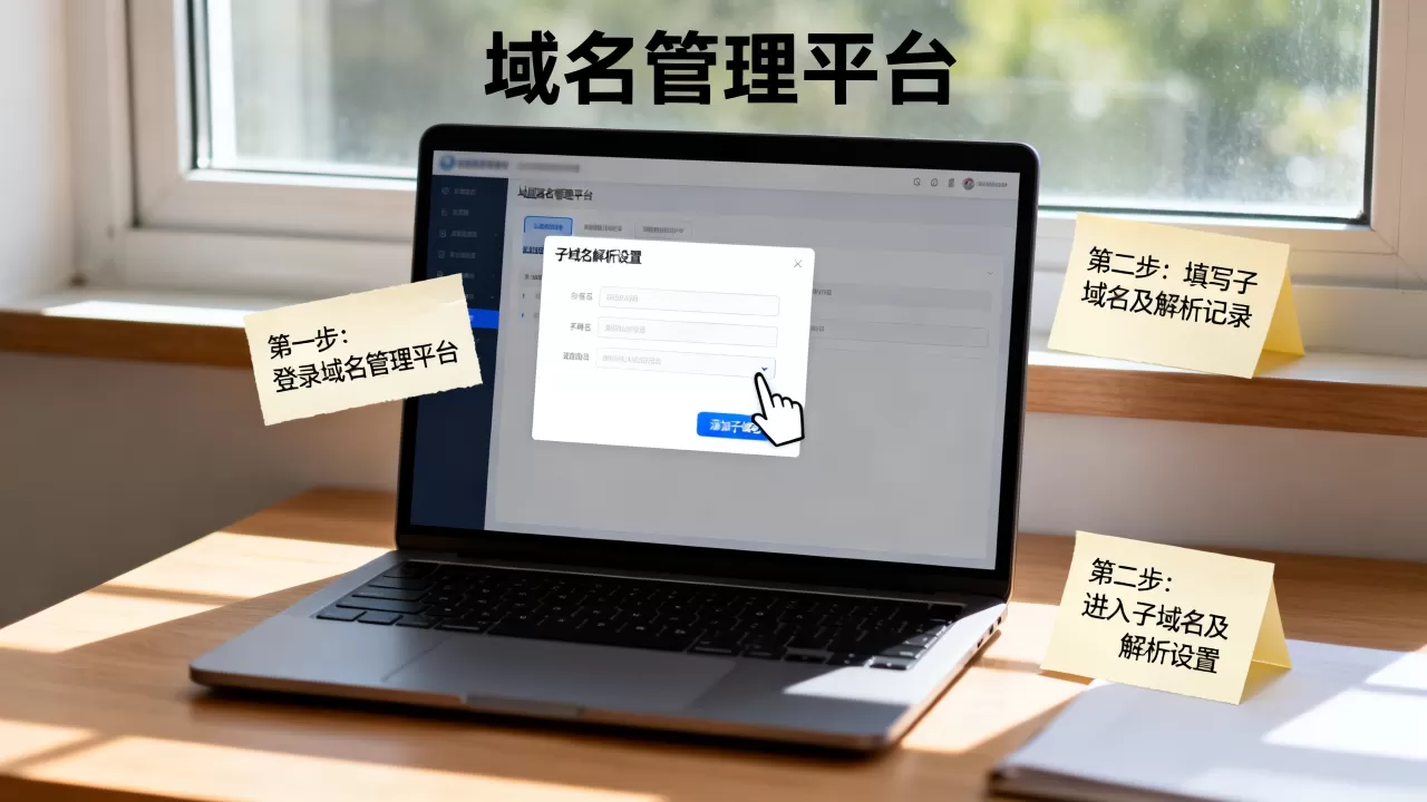 如何在域名下添加子域名?子域名解析设置方法, 如何在域名下添加子域名?子域名解析设置方法,