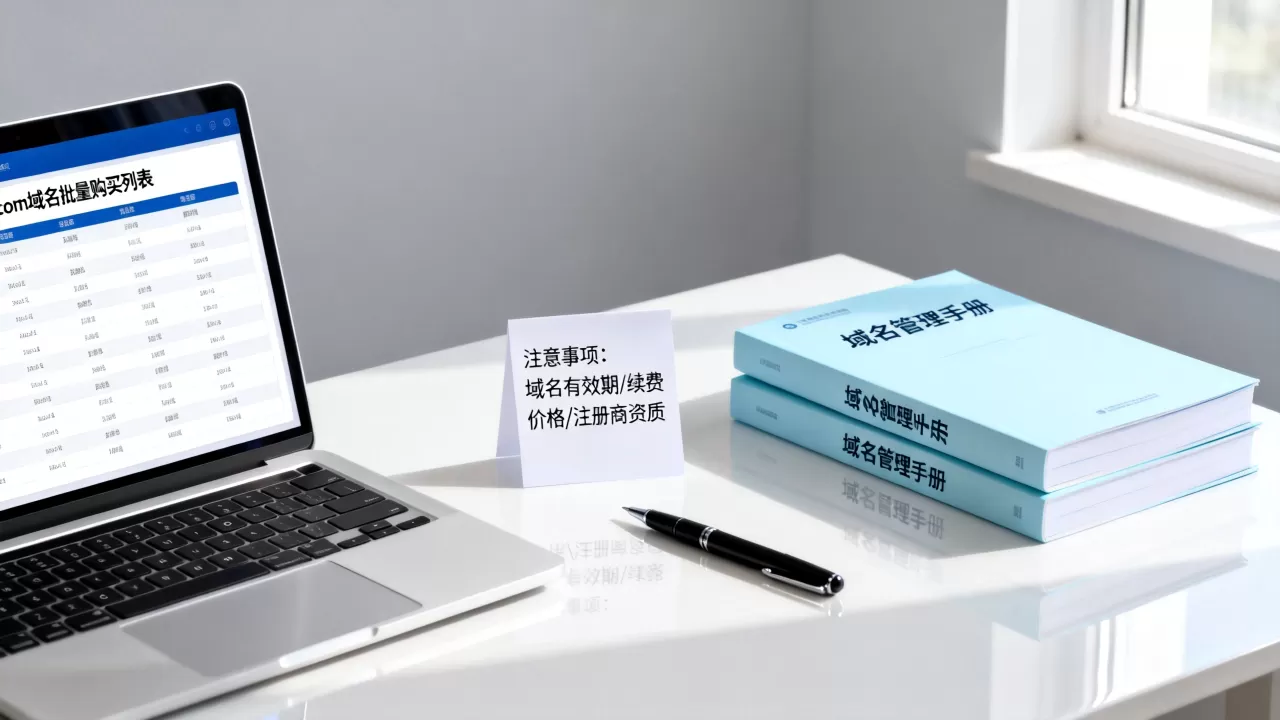 com域名批量购买要注意什么,有哪些坑? com域名批量购买要注意什么,有哪些坑?
