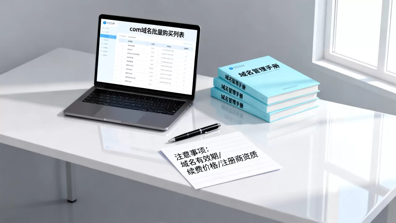 com域名批量购买要注意什么,有哪些坑? com域名批量购买要注意什么,有哪些坑?