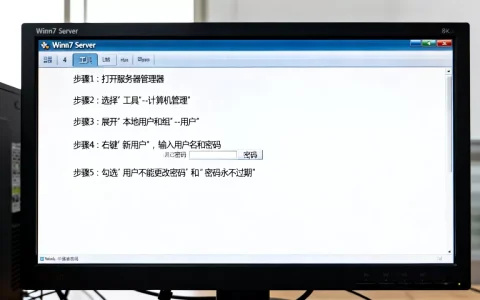win7服务器如何添加用户和密码，有哪些设置步骤？