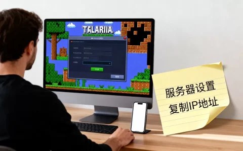 泰拉瑞亚联机怎么找到自己服务器地址，在哪里看