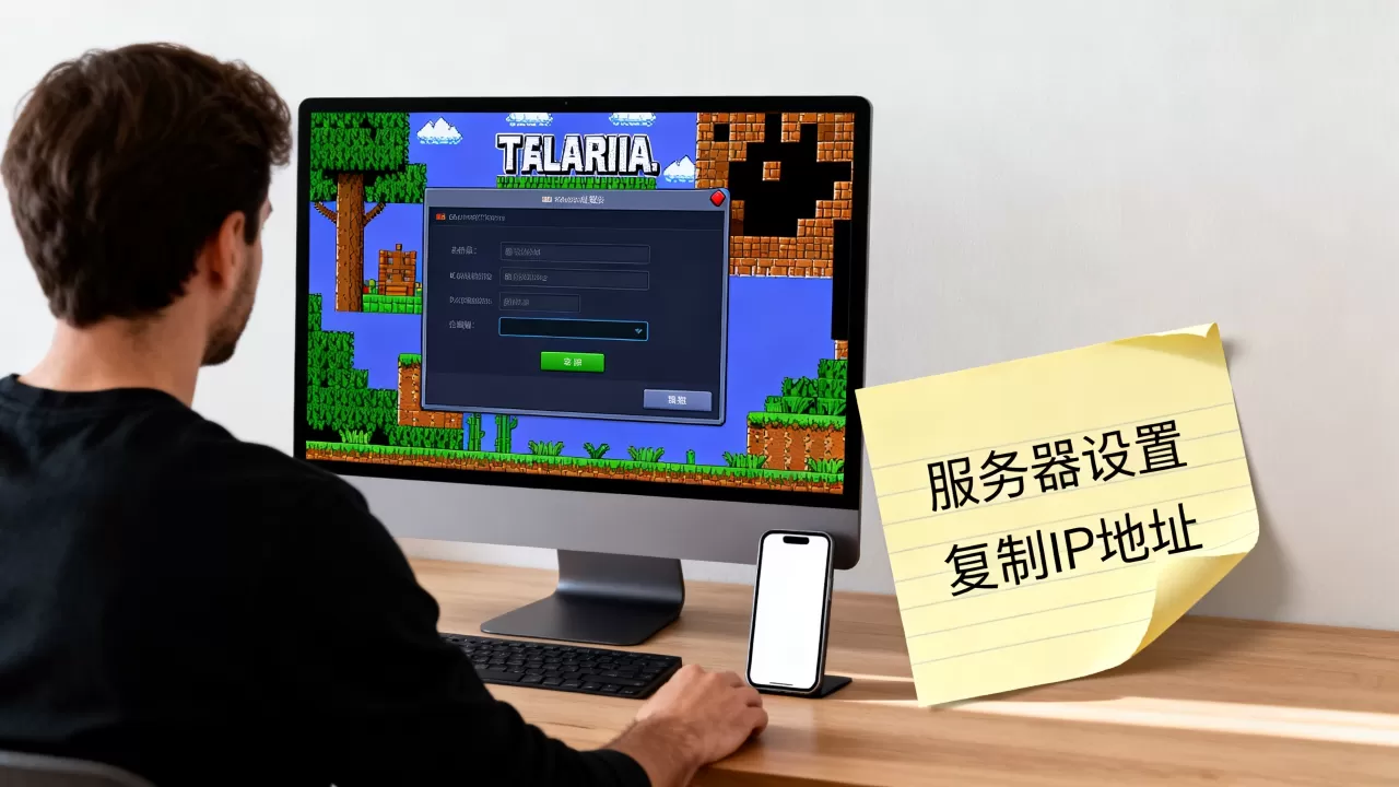 泰拉瑞亚联机怎么找到自己服务器地址,在哪里看 泰拉瑞亚联机怎么找到自己服务器地址,在哪里看
