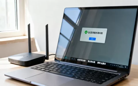 电脑QQ登录服务器失败怎么处理，QQ连接失败什么原因