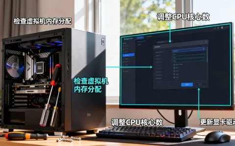 组装电脑虚拟机配置不对该怎么设置？，性能卡顿怎么解决？