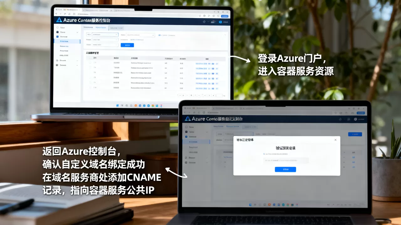 Azure容器服务如何绑定自定义域名,具体步骤是什么? Azure容器服务如何绑定自定义域名,具体步骤是什么?