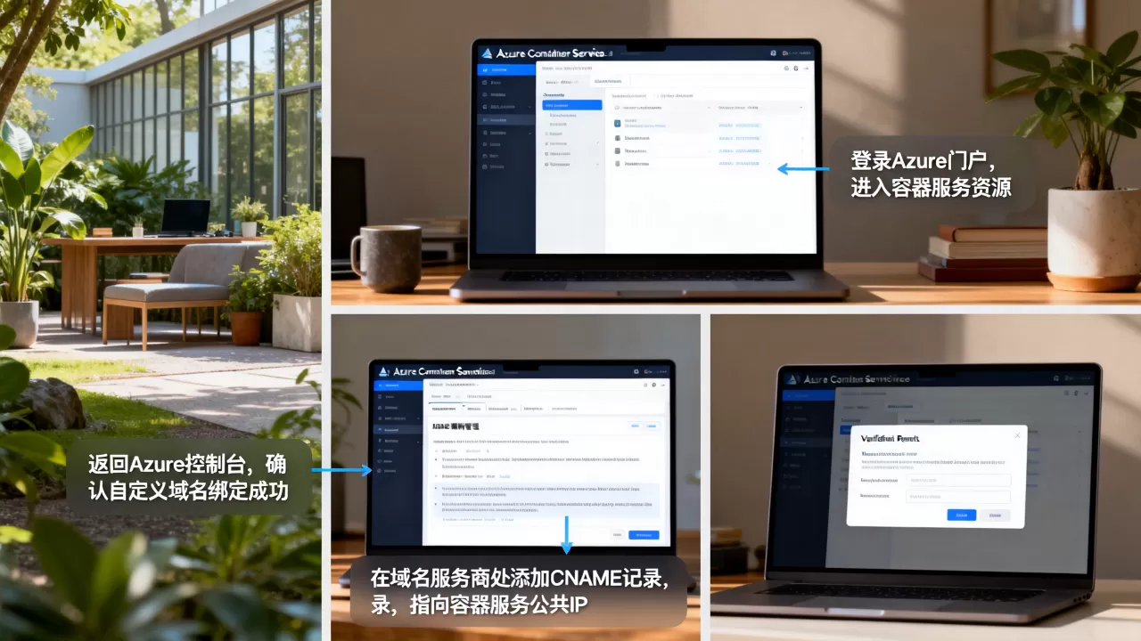 Azure容器服务如何绑定自定义域名,具体步骤是什么? Azure容器服务如何绑定自定义域名,具体步骤是什么?