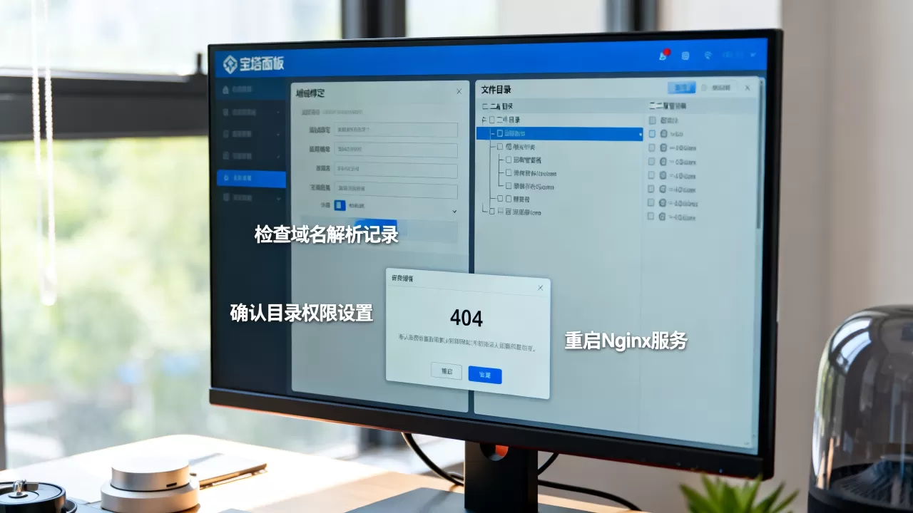 宝塔域名绑定二级目录打不开?,如何解决宝塔绑定域名访问404问题 宝塔域名绑定二级目录打不开?,如何解决宝塔绑定域名访问404问题