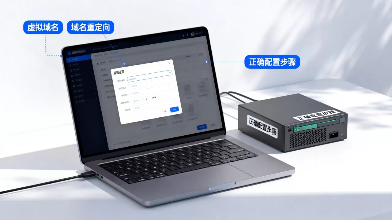 虚拟域名和域名重定向到底有什么区别?,如何正确配置 虚拟域名和域名重定向到底有什么区别?,如何正确配置