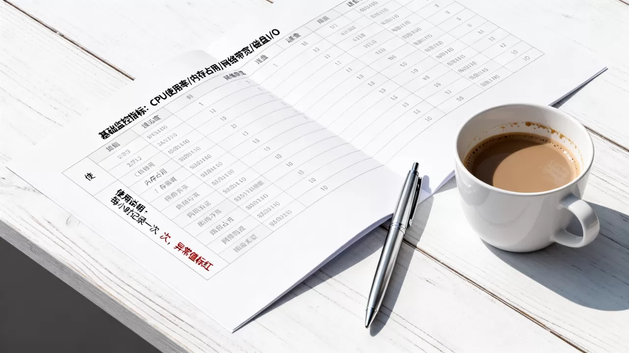 给入门团队的一页式监控指标速查表怎么用,监控指标有哪些? 给入门团队的一页式监控指标速查表怎么用,监控指标有哪些?