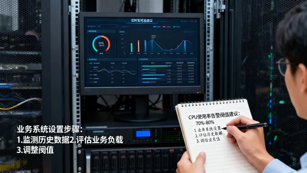 CPU使用率告警阈值多少合适,业务系统如何设置? CPU使用率告警阈值多少合适,业务系统如何设置?