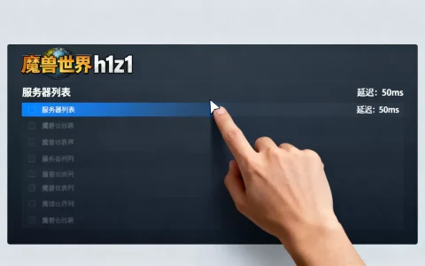 魔兽世界h1z1怎么切换服务器，哪个服务器延迟低