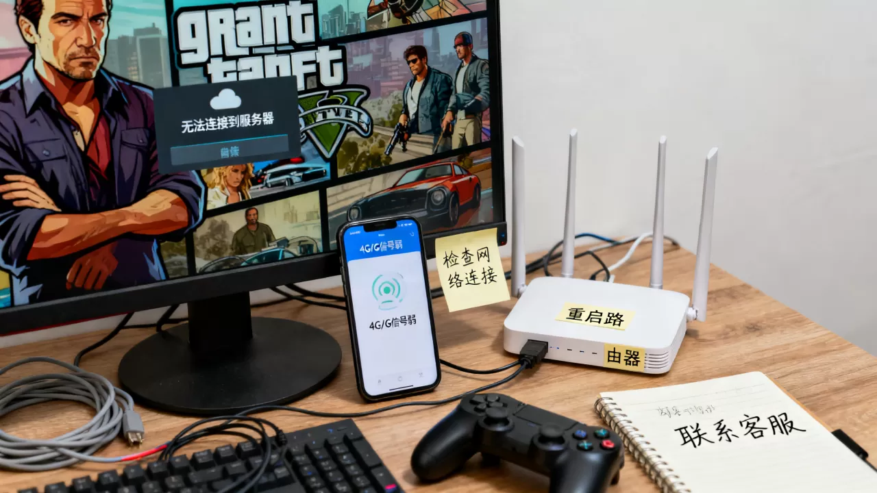 GTA5云服务器不可用怎么办,连接失败怎么解决? GTA5云服务器不可用怎么办,连接失败怎么解决?