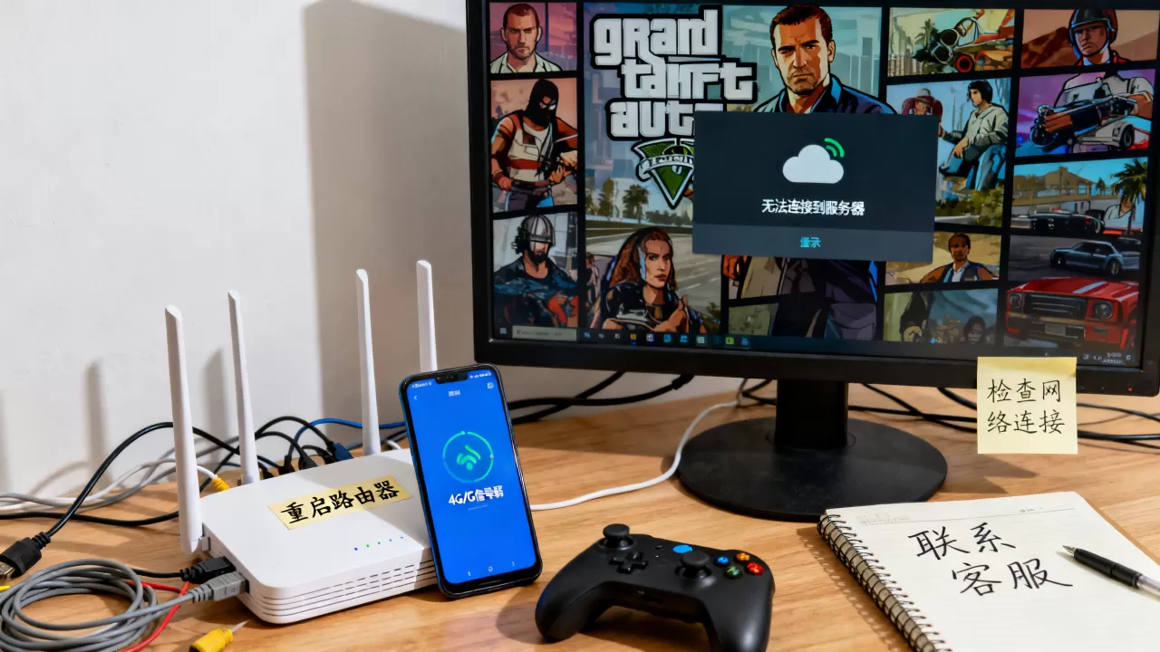 GTA5云服务器不可用怎么办,连接失败怎么解决? GTA5云服务器不可用怎么办,连接失败怎么解决?