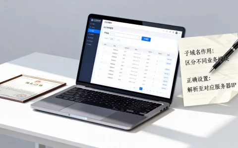 子域名在域名中具体有什么作用，怎么正确设置？