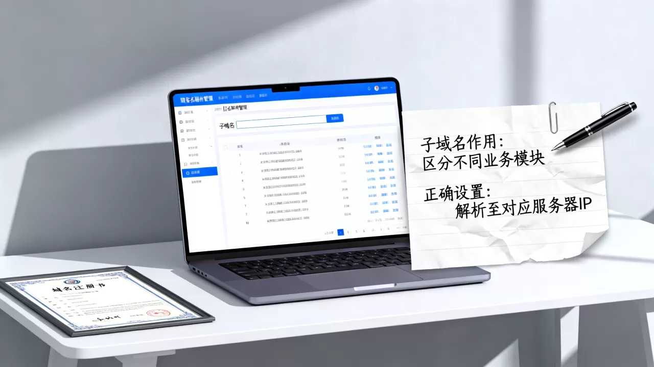 子域名在域名中具体有什么作用,怎么正确设置? 子域名在域名中具体有什么作用,怎么正确设置?