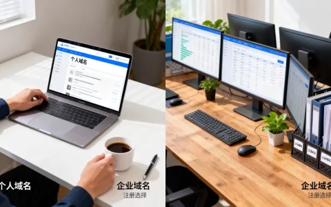 个人域名和企业域名区别？注册时该选哪种？
