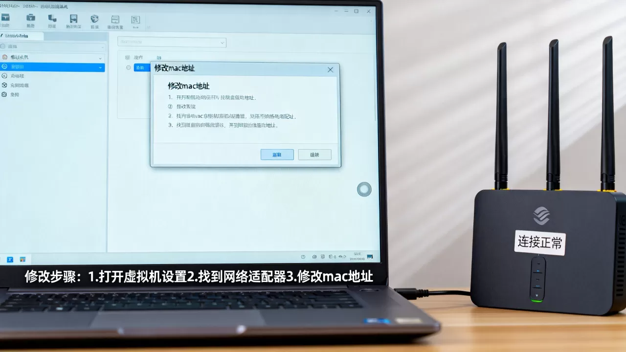 虚拟机wifi mac地址怎么修改才能正常上网? 虚拟机wifi mac地址怎么修改才能正常上网?