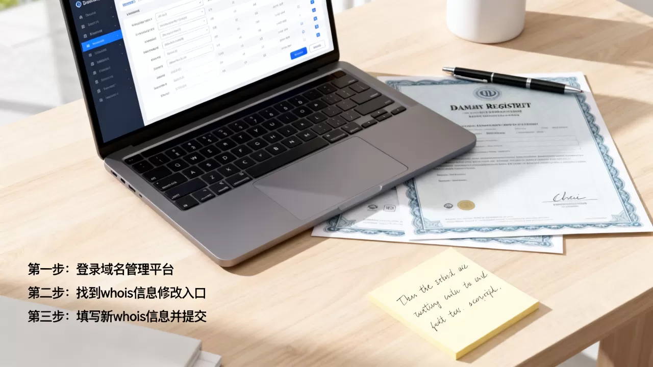 域名whois信息怎么改,修改流程是什么? 域名whois信息怎么改,修改流程是什么?