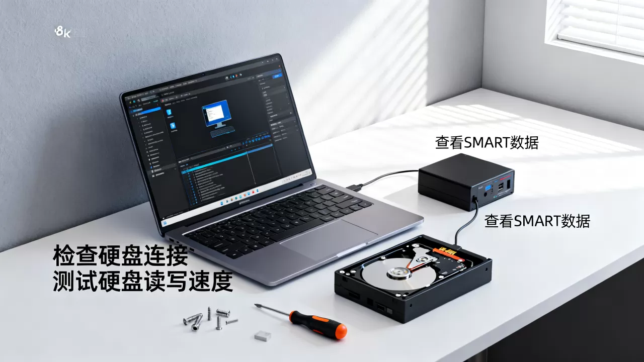 虚拟机卡住时硬盘该怎么排查，是什么原因导致的？