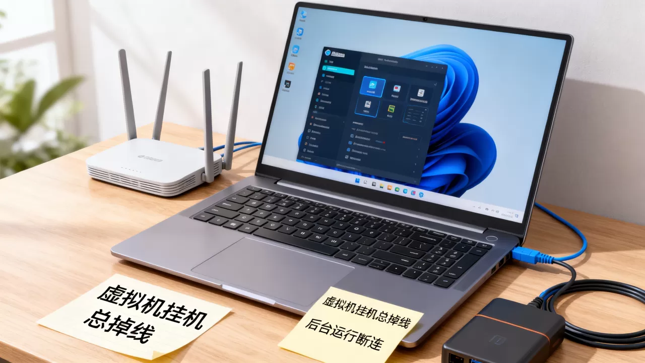 虚拟机挂机总掉线怎么办,后台运行断连怎么解决 虚拟机挂机总掉线怎么办,后台运行断连怎么解决