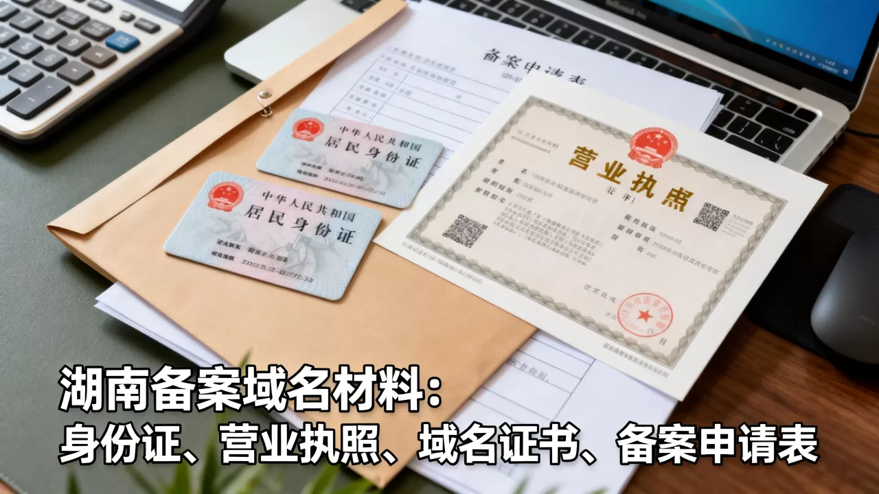 湖南备案域名需要准备哪些材料? 湖南备案域名需要准备哪些材料?