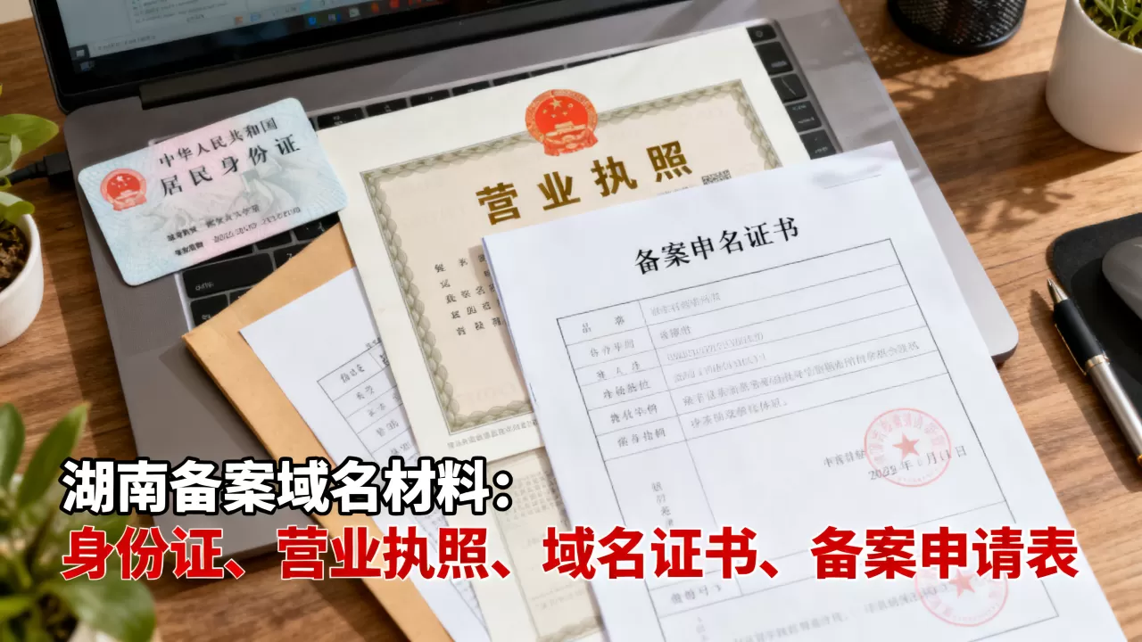 湖南备案域名需要准备哪些材料? 湖南备案域名需要准备哪些材料?