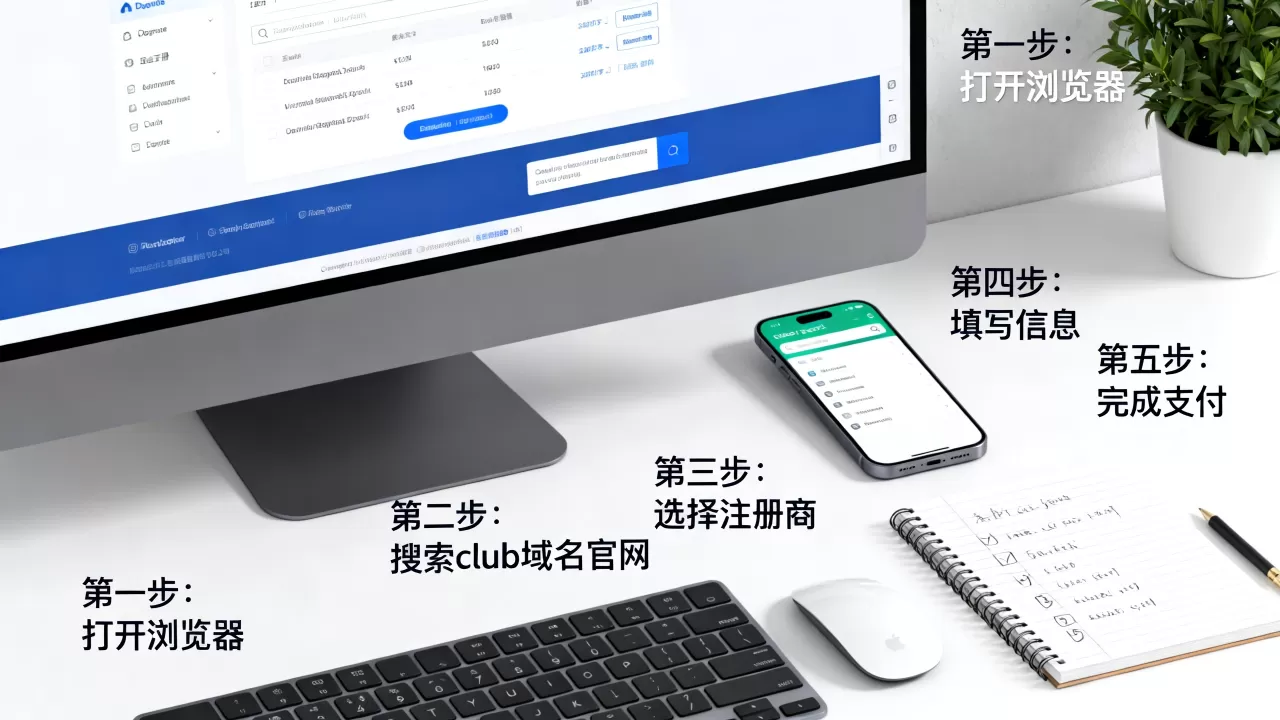 club域名官网怎么找,购买步骤有哪些? club域名官网怎么找,购买步骤有哪些?