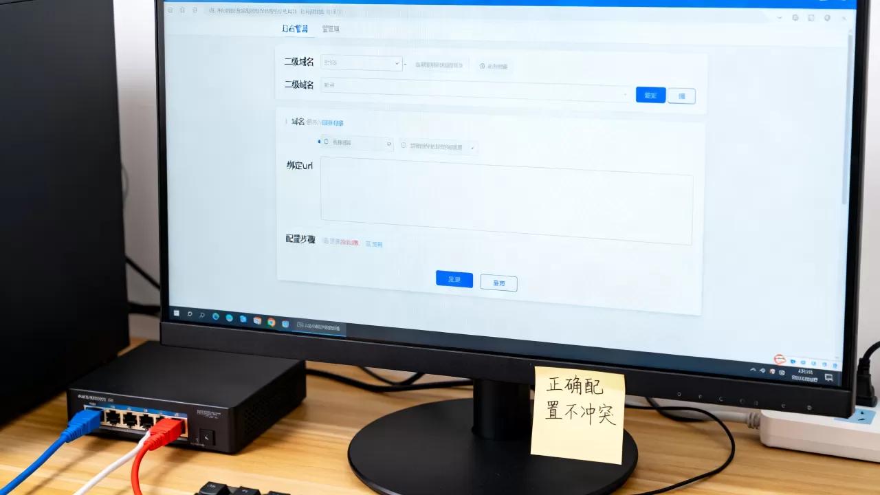二级域名绑定url,如何正确配置不冲突? 二级域名绑定url,如何正确配置不冲突?