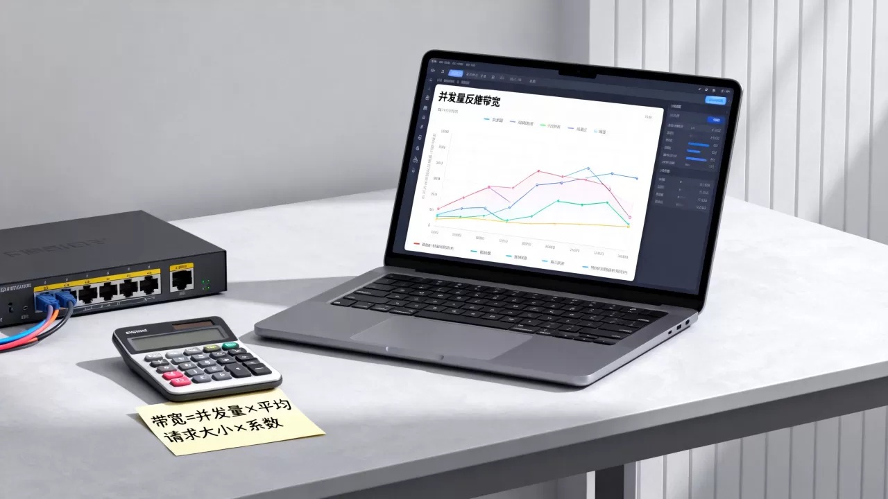 用并发量反推带宽的实用估算小公式 用并发量反推带宽的实用估算小公式