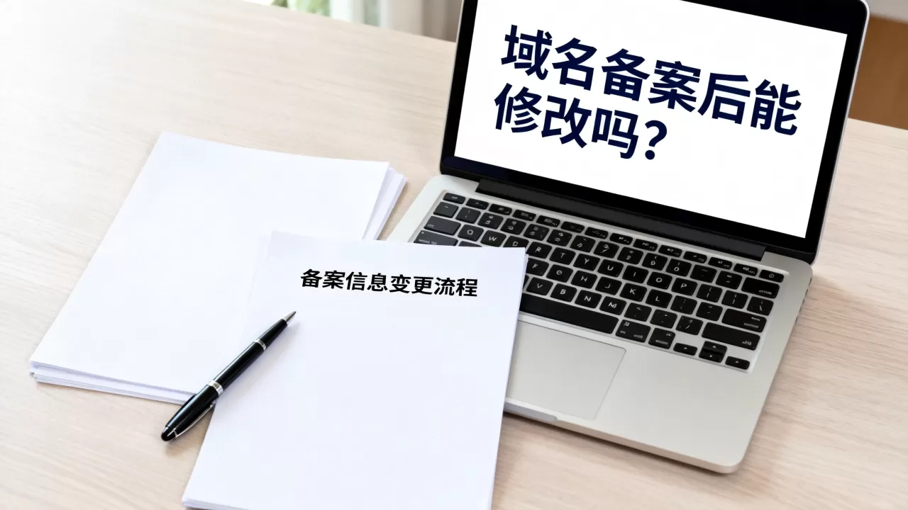 域名备案后能修改吗?备案信息变更流程是怎样的? 域名备案后能修改吗?备案信息变更流程是怎样的?