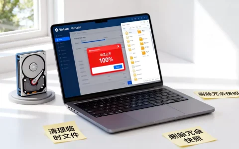 虚拟机硬盘占用100%如何解决？，虚拟机磁盘满了怎么办