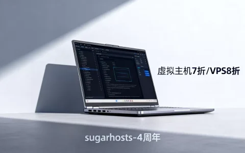 sugarhosts-4周年虚拟主机7折/VPS8折