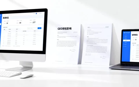 普通域名和信用域名有何区别，对GEO排名影响大吗？