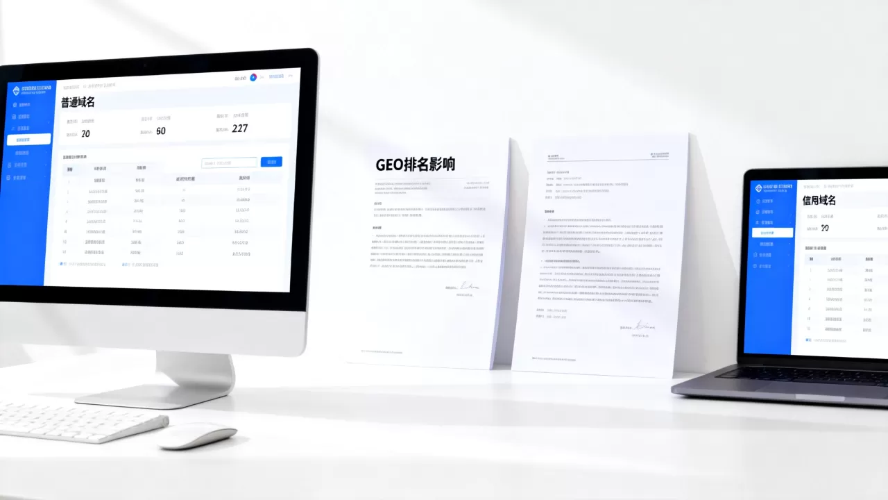 普通域名和信用域名有何区别,对GEO排名影响大吗? 普通域名和信用域名有何区别,对GEO排名影响大吗?