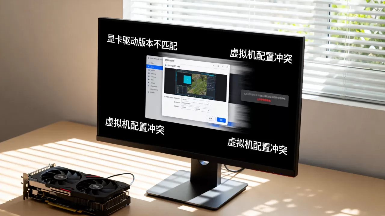 虚拟机显卡重叠导致显示异常怎么办,什么原因导致的 虚拟机显卡重叠导致显示异常怎么办,什么原因导致的