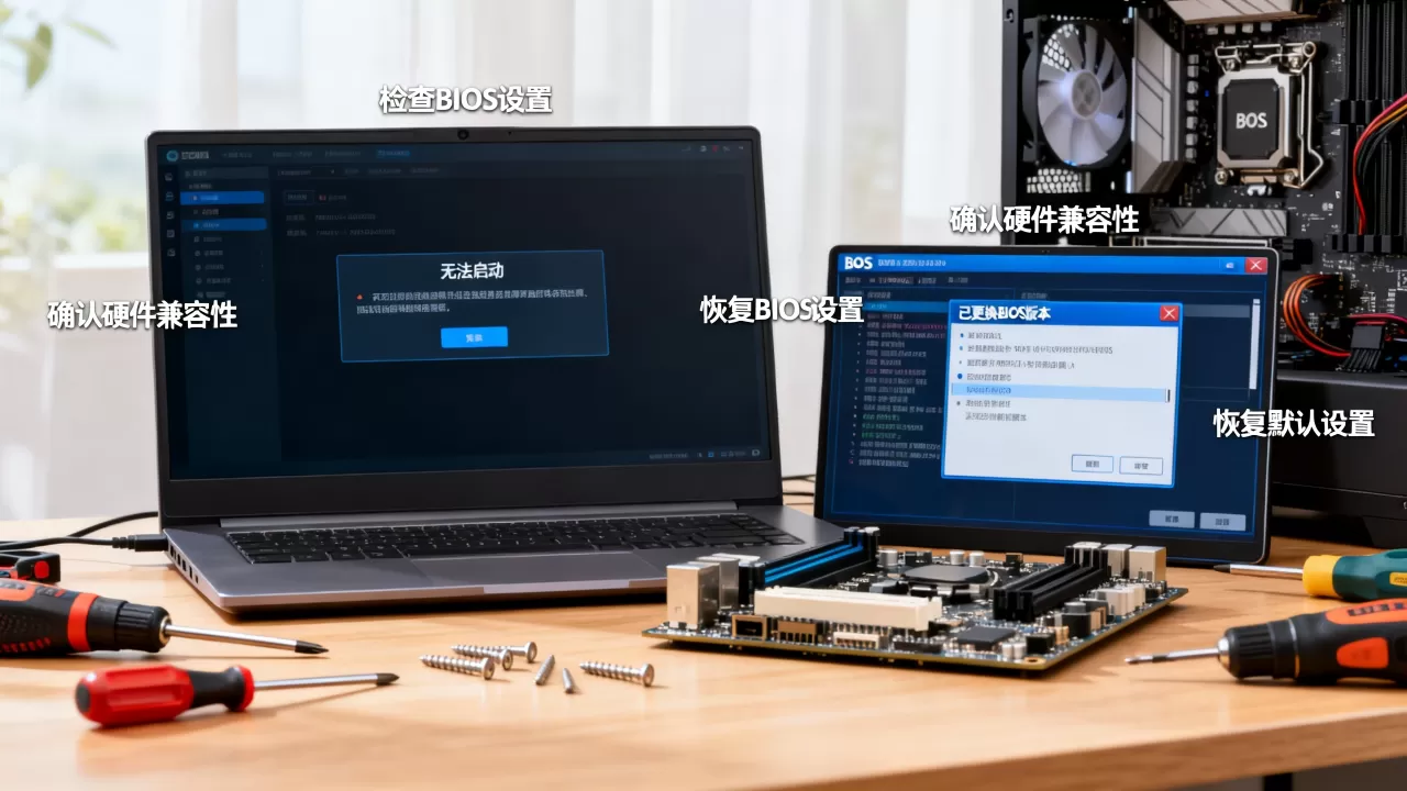 虚拟机更换BIOS后无法启动是什么原因,怎么解决? 虚拟机更换BIOS后无法启动是什么原因,怎么解决?