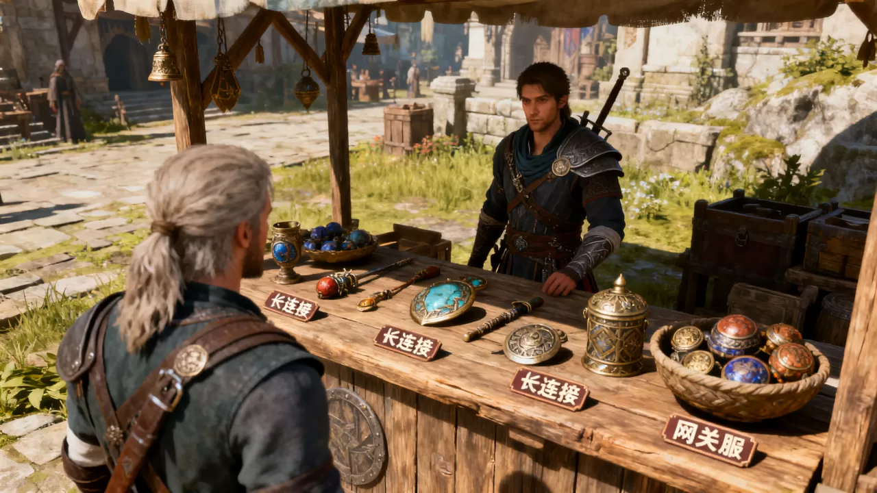 主城摆摊MMO网关服长连接为何有特殊需求,是什么原因? 主城摆摊MMO网关服长连接为何有特殊需求,是什么原因?