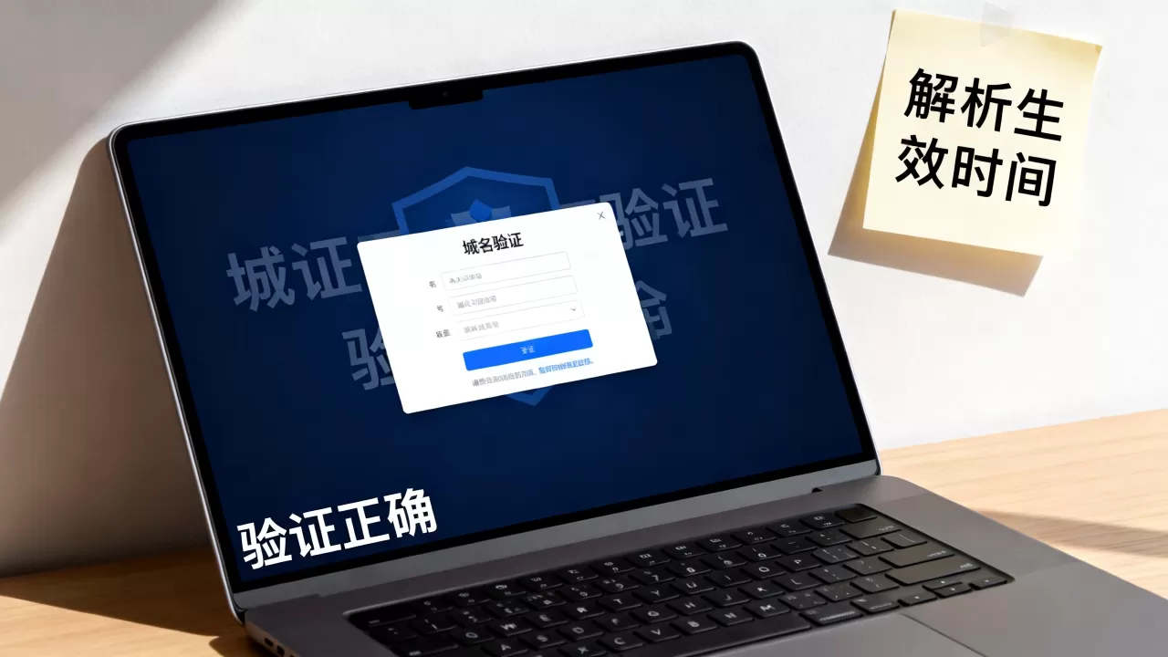 域名确认时怎么验证是否正确?,域名解析多久生效? 域名确认时怎么验证是否正确?,域名解析多久生效?