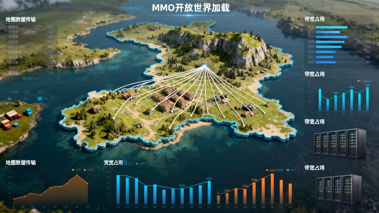 MMO开放世界地图加载给带宽带来哪些压力 MMO开放世界地图加载给带宽带来哪些压力