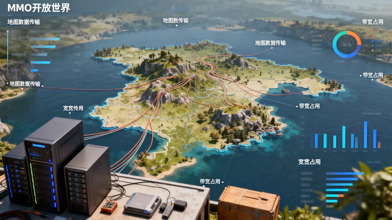 MMO开放世界地图加载给带宽带来哪些压力 MMO开放世界地图加载给带宽带来哪些压力