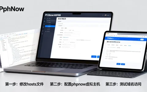 如何为phpnow本地环境配置域名访问？，有哪些步骤？